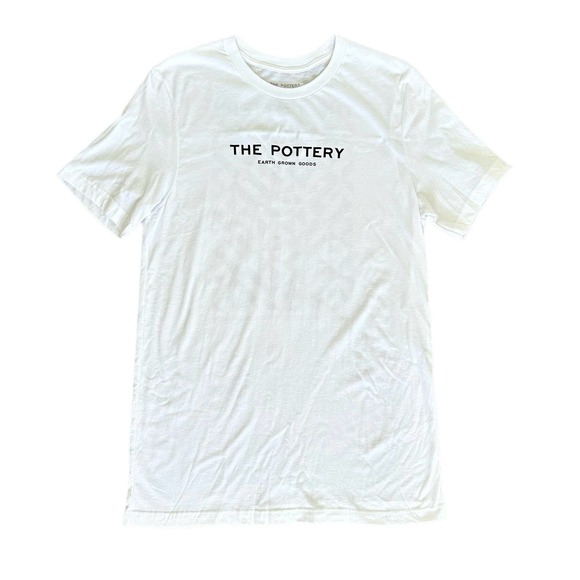 The Pottery Cannabis Brand Black + White Geometric Graphic Logo Tee Shirt L - Picture 3 of 9